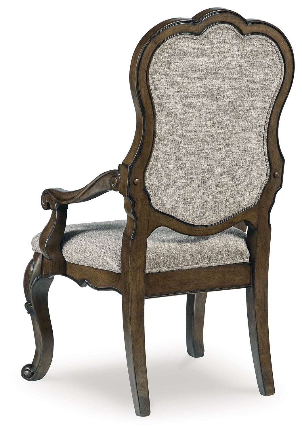 Maylee Dark Brown Dining Arm Chair