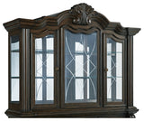 Maylee Dark Brown Dining Hutch