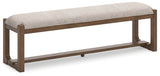 Cabalynn Oatmeal/Light Brown 63" Dining Bench