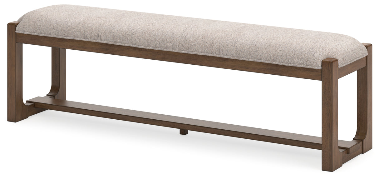 Cabalynn Oatmeal/Light Brown 63" Dining Bench