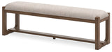 Cabalynn Oatmeal/Light Brown 63" Dining Bench