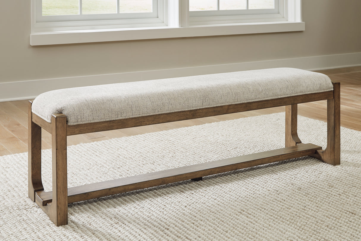 Cabalynn Oatmeal/Light Brown 63" Dining Bench