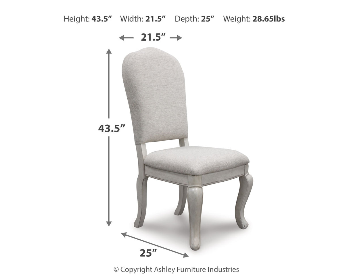 Arlendyne Antique White Dining Chair