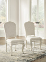 Arlendyne Antique White Dining Chair