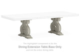 Arlendyne Antique White Dining Extension Table Base