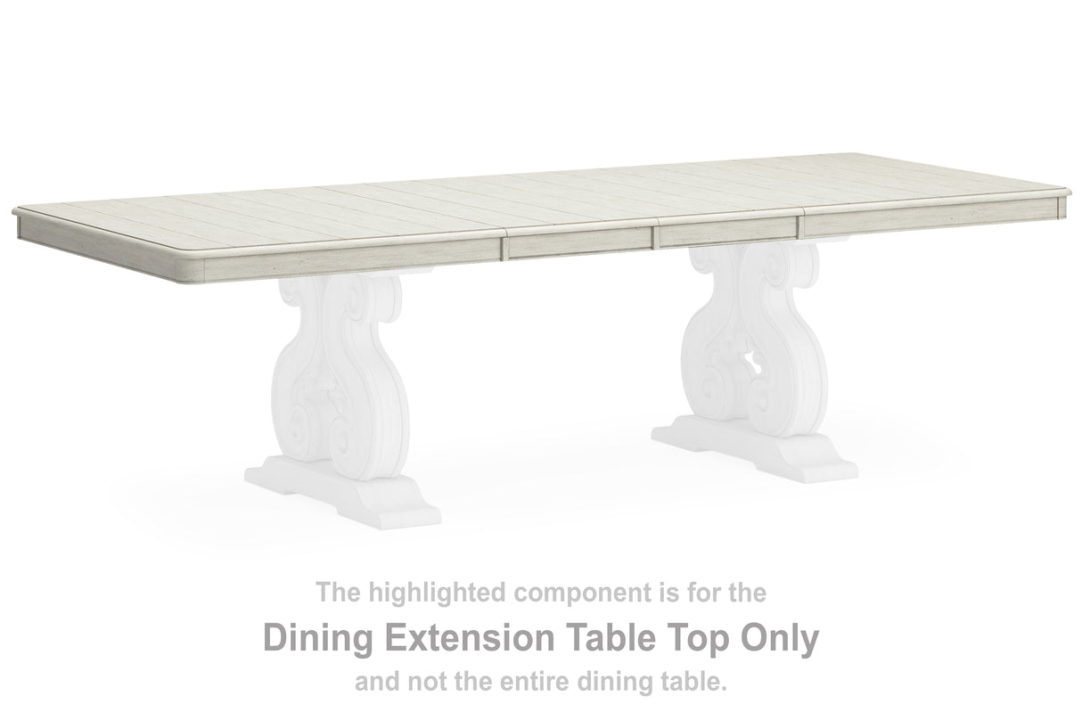 Arlendyne Antique White Dining Extension Table Top