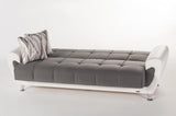 Duru Love Seat (Plato Dark Gray)  2 Pieces