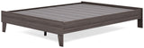 Brymont Dark Gray Queen Platform Bed