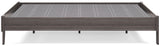 Brymont Dark Gray Queen Platform Bed