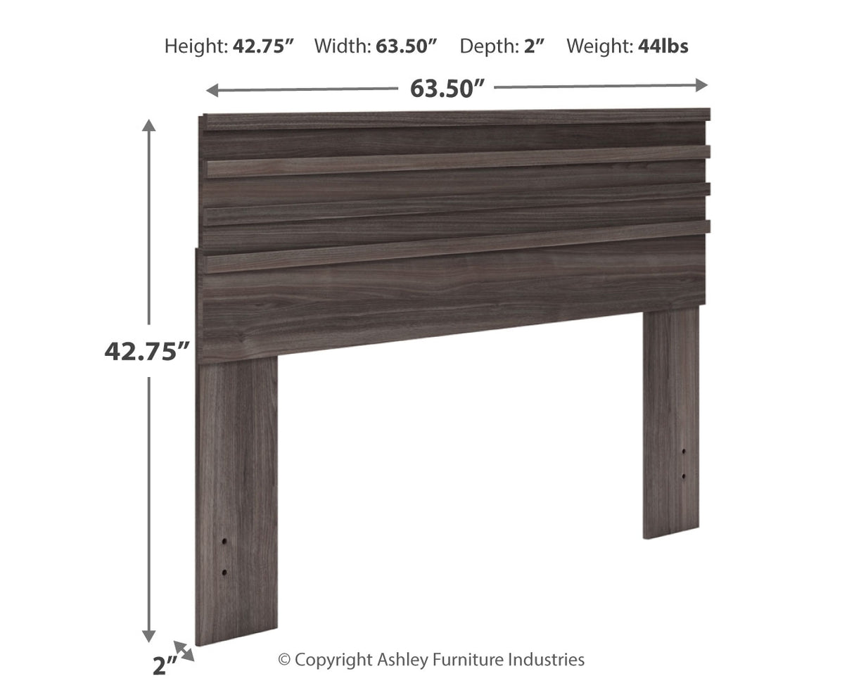 Brymont Dark Gray Queen Panel Headboard