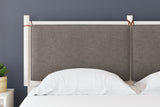 Aprilyn White Queen Panel Headboard