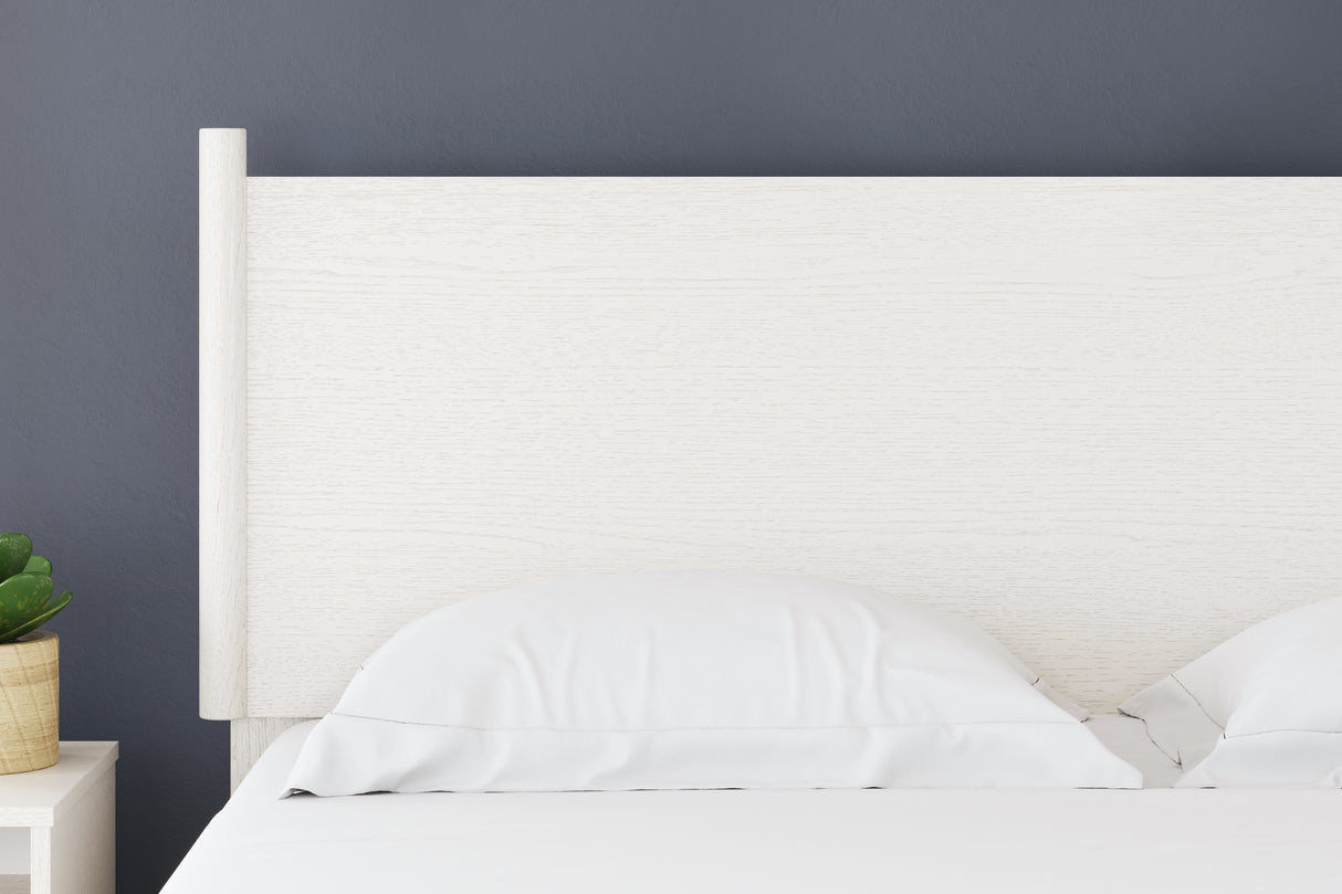 Aprilyn White Queen Panel Headboard