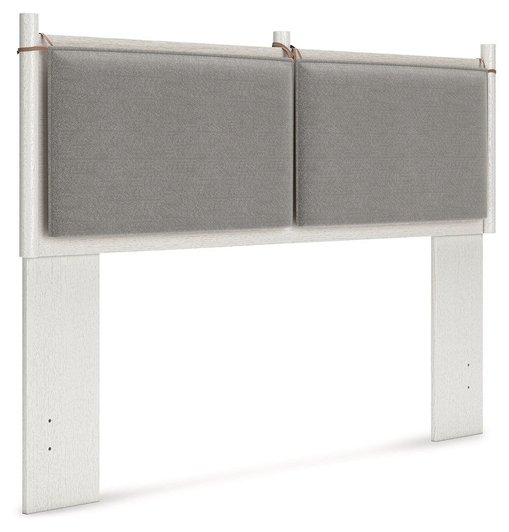 Aprilyn White Queen Panel Headboard