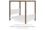 Aprilyn Honey Queen Canopy Posts/Beams