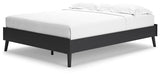 Charlang Black Queen Platform Bed