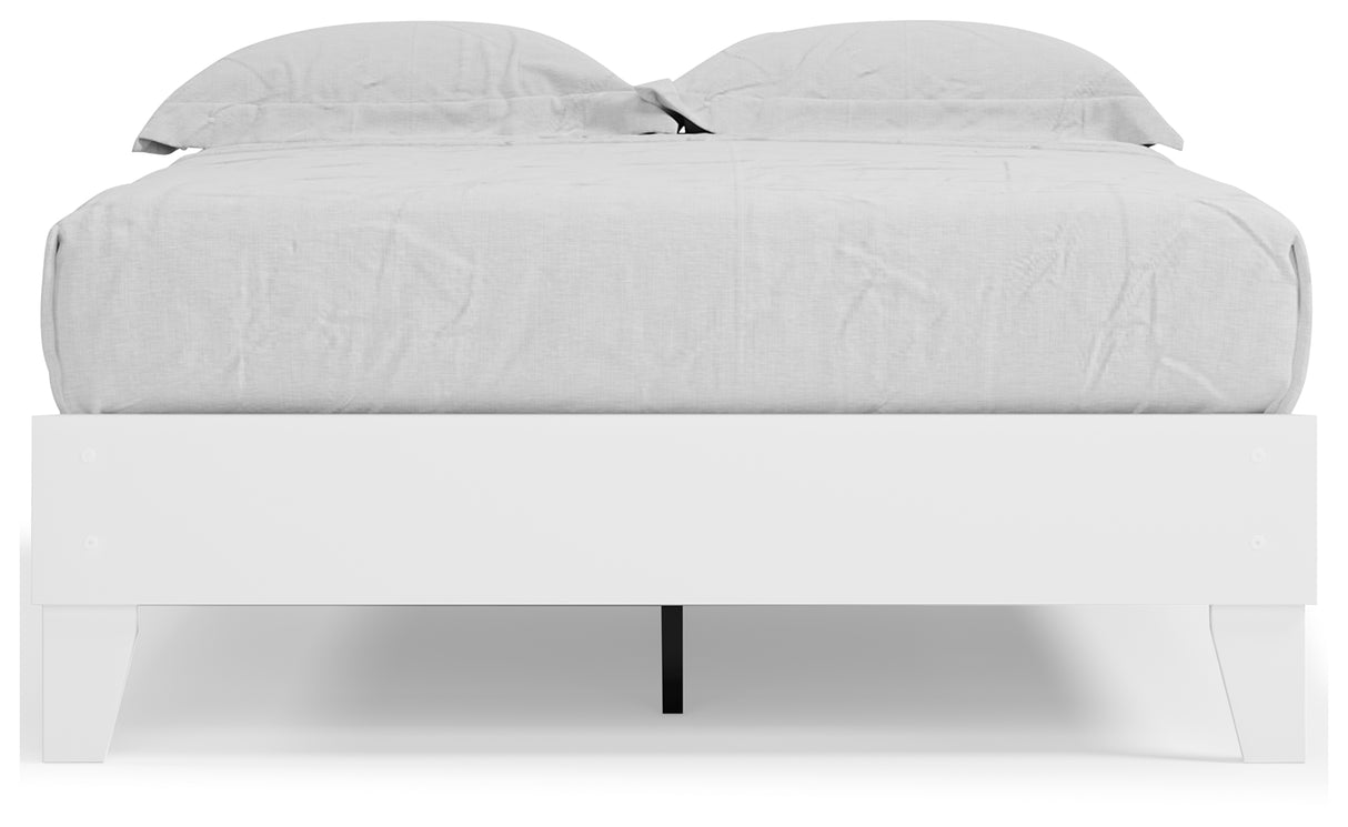 Piperton White Full Platform Bed