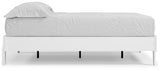 Piperton White Full Platform Bed