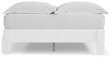 Piperton White Queen Platform Bed