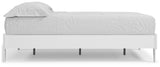 Piperton White Queen Platform Bed