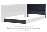 Simmenfort Twin Bookcase Storage with End Panel