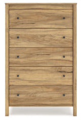 Bermacy Light Brown Chest Of Drawers