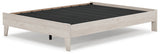 Socalle Light Natural Queen Platform Bed