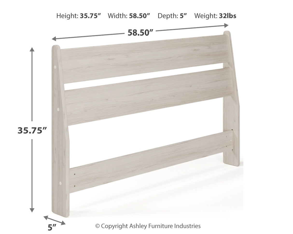 Socalle Light Natural Full Panel Headboard