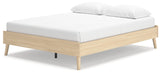 Cabinella Natural Queen Platform Bed