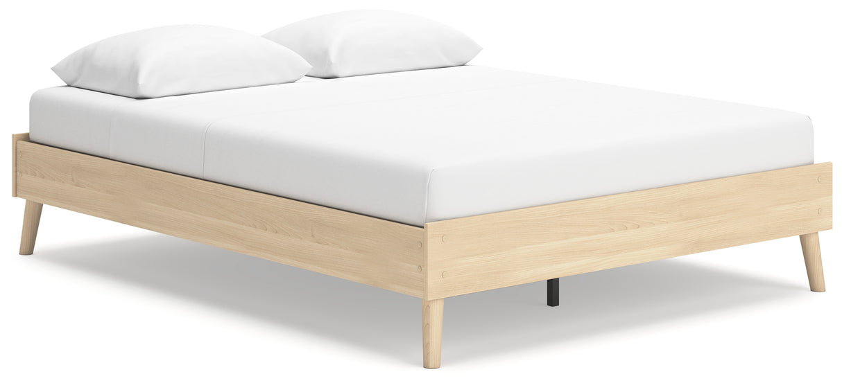 Cabinella Natural Queen Platform Bed