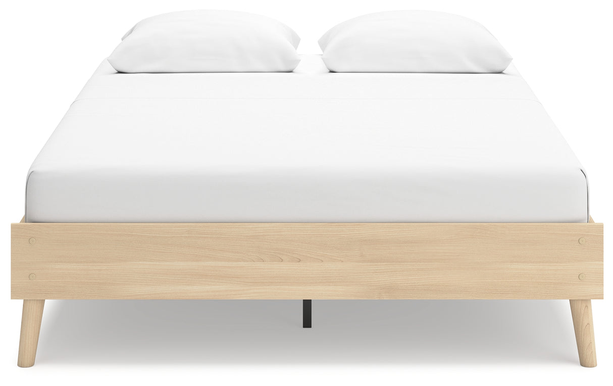 Cabinella Natural Queen Platform Bed