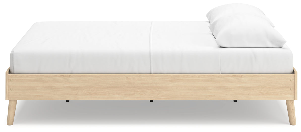 Cabinella Natural Queen Platform Bed