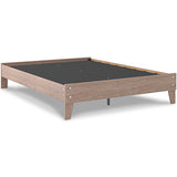 Flannia Gray Queen Platform Bed