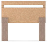 Flannia Gray Full Panel Headboard