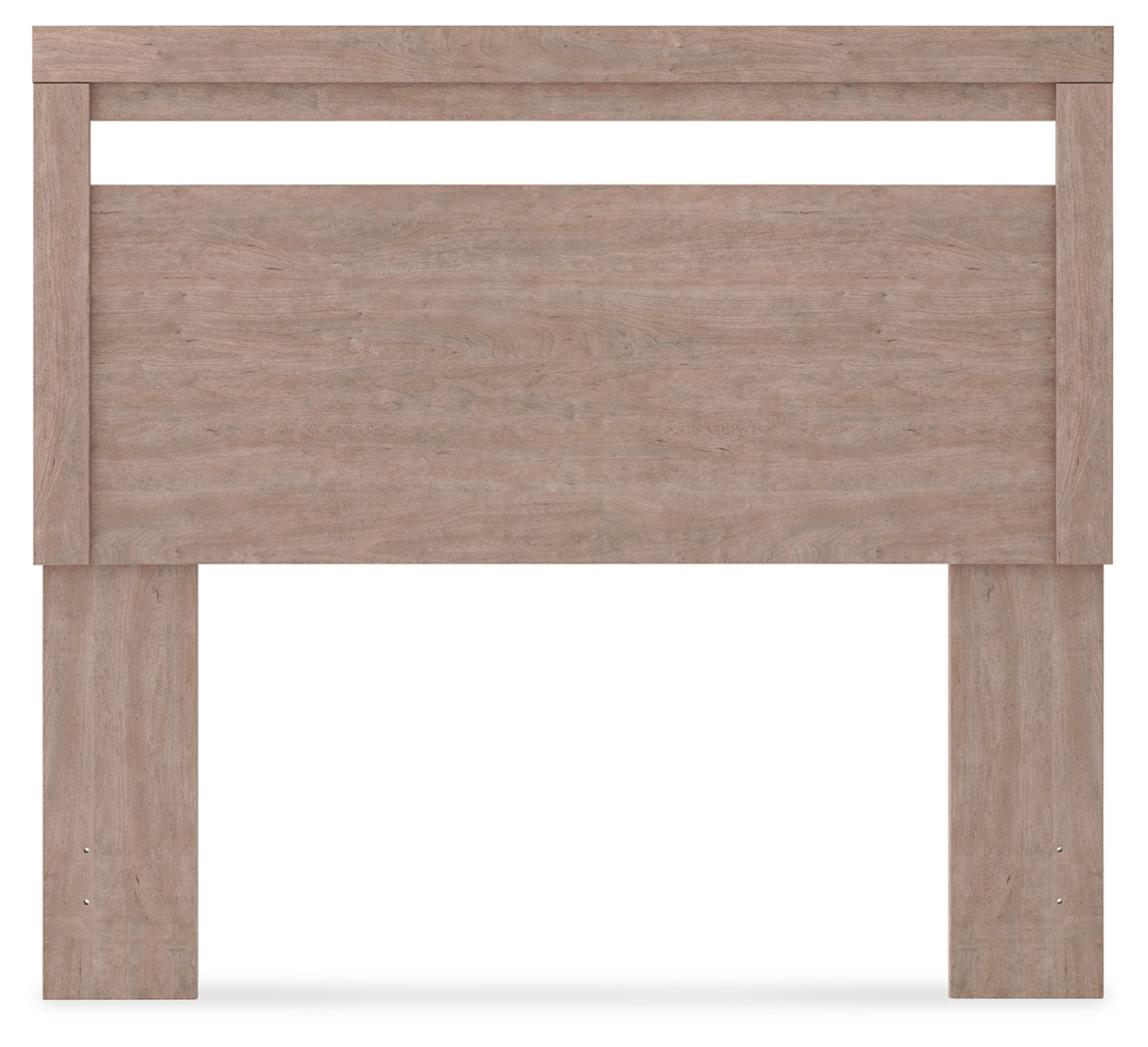 Flannia Gray Full Panel Headboard