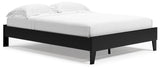 Finch Black Queen Platform Bed