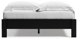 Finch Black Queen Platform Bed