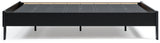 Finch Black Queen Platform Bed