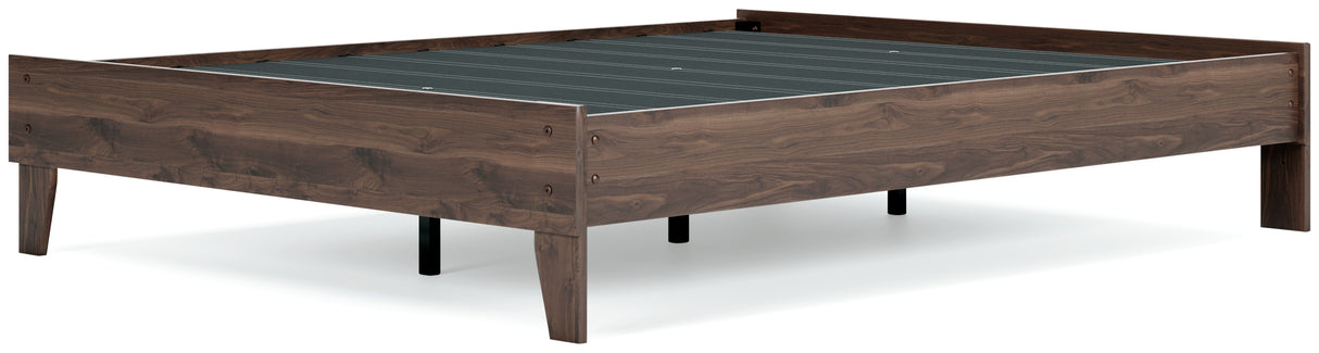 Calverson Mocha Queen Platform Bed