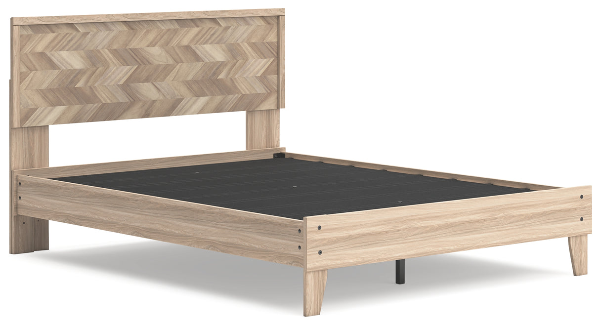 Battelle Queen Panel Platform Bed