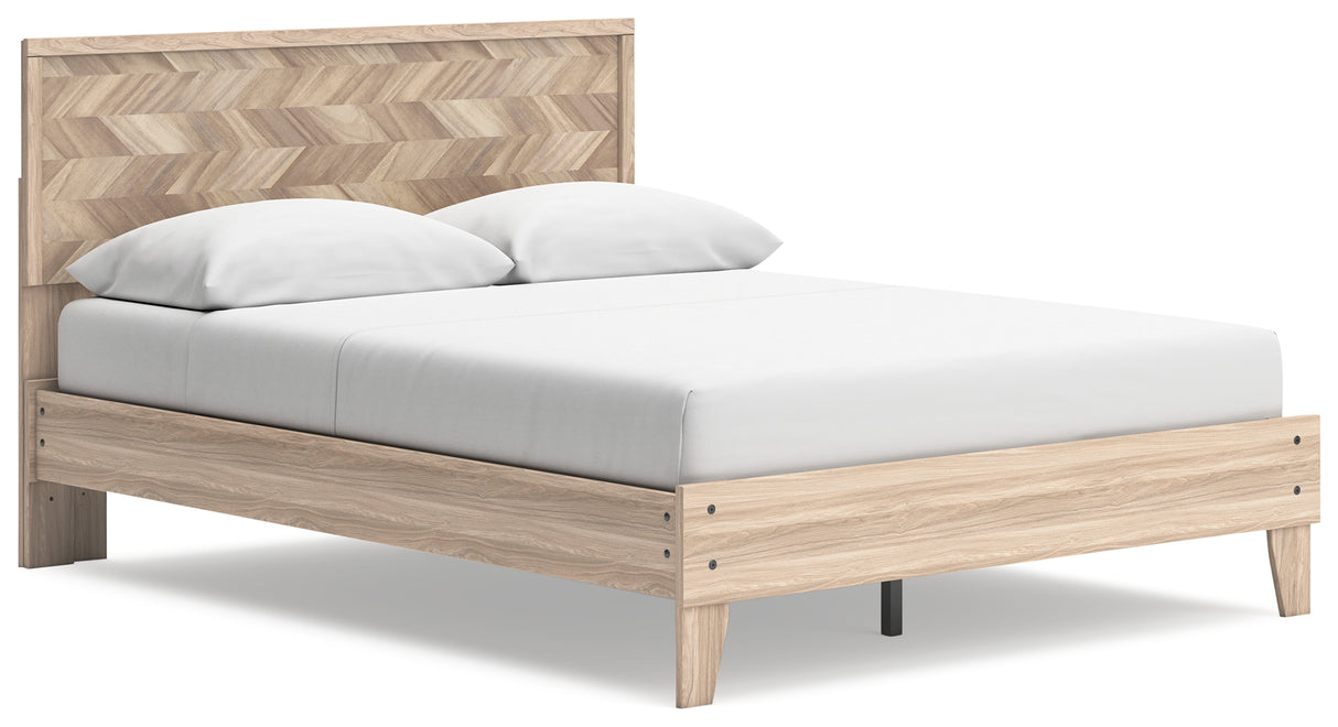 Battelle Queen Panel Platform Bed