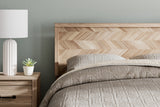 Battelle Tan Queen Panel Headboard