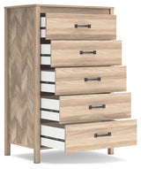 Battelle Tan Chest Of Drawers