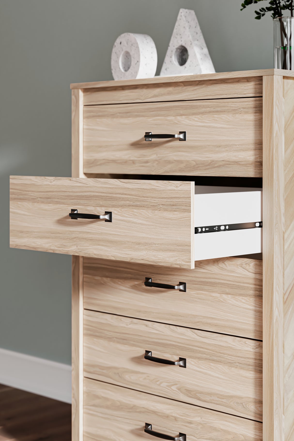 Battelle Tan Chest Of Drawers