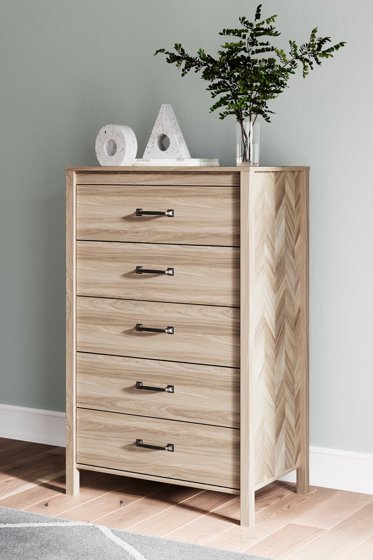 Battelle Tan Chest Of Drawers