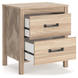 Battelle Tan Nightstand