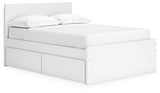 Onita Full Panel Platform Bed with 2 Side Storage