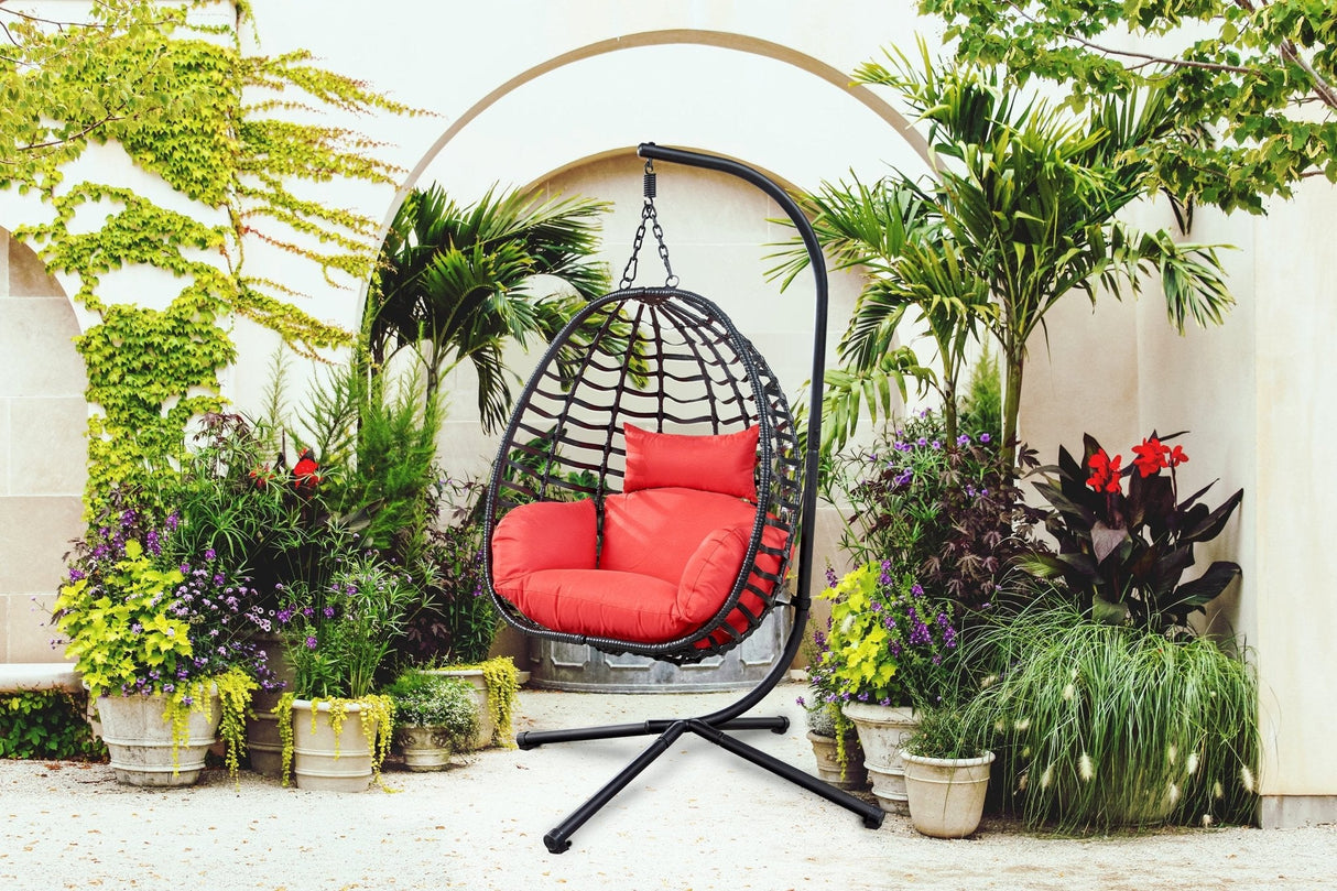 F93 SWING EGG CHAIR WITH STAND