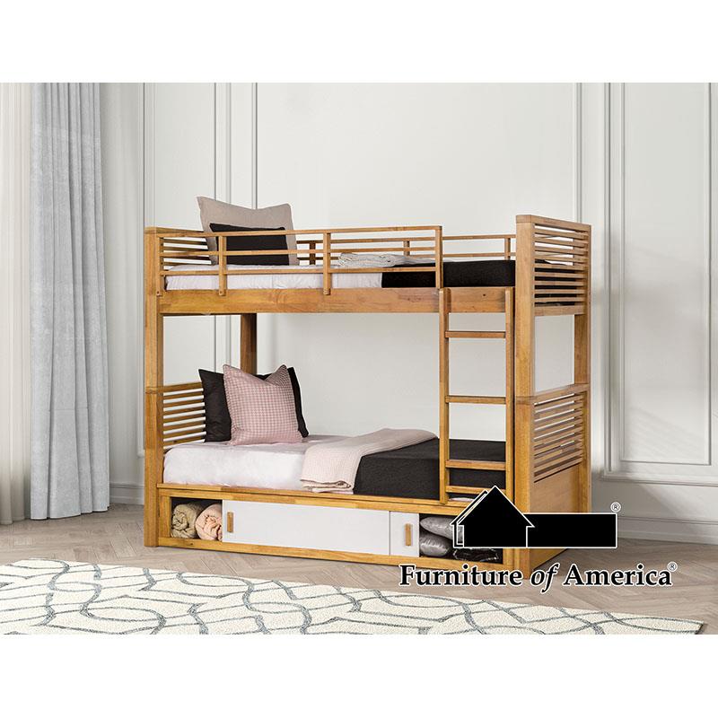 Richland Light Oak Bed