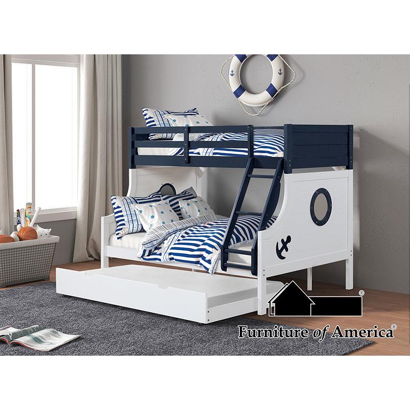 Nautia Blue/White Bunk Bed