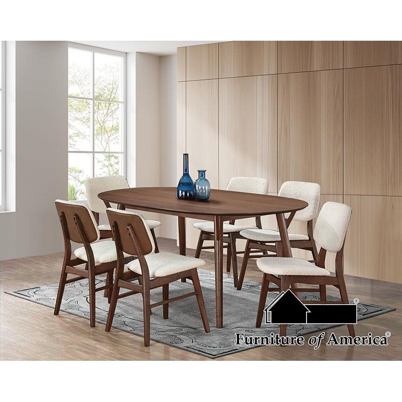 Uzwil Walnut Dining Set 7 Piece